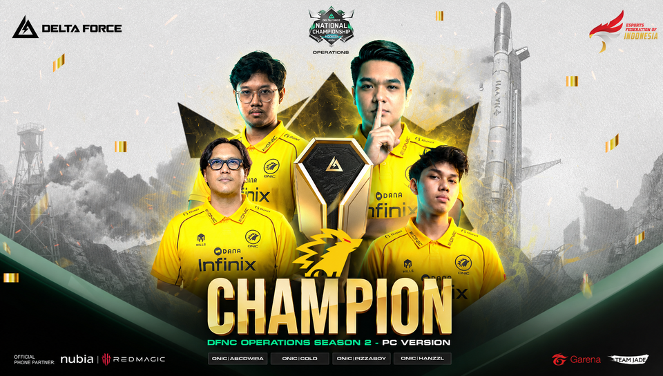Alter Ego dan ONIC Resmi Rajai Delta Force National Championship Season 2